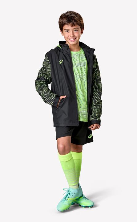 Image du produit Kipsta Coupe-Pluie De Football Enfant Viralto Jr Wavy Noir & Jaune Fluo (8, 9, 10)