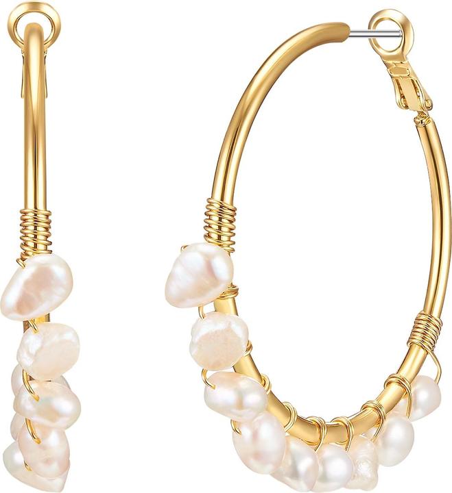 Produktbild Lulu & Jane Damen Metall-Legierung Süsswasser-Zuchtperle gelbgold - 29253 (Metall-Legierung)