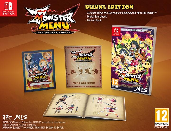 Actual product image NIS Monster Menu: The Scavenger's Cookbook (Deluxe Edition) (Switch, Switch Lite, Switch OLED, EN)