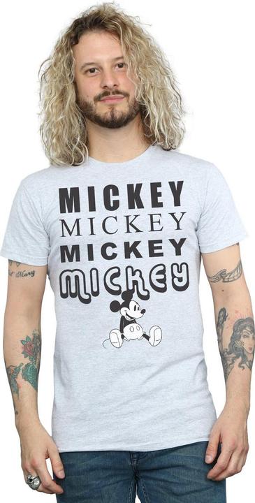 Actual product image Disney Mens Mickey Mouse Sitting T-Shirt (3XL)