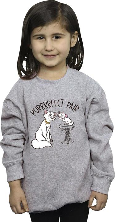 Actual product image Disney Girls The Aristocats Purrfect Pair Sweatshirt (140, 146)