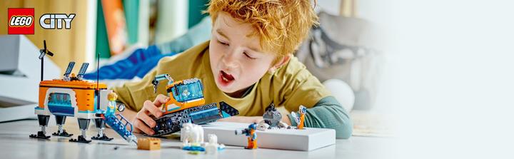 Produktbild LEGO City Arktis-Schneepflug mit mobilem Labor (60378, LEGO City)