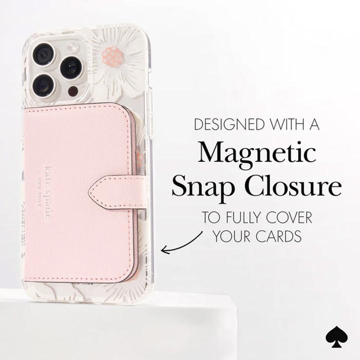 Actual product image Kate Spade Morgan MagSafe Wallet – Magnetische Geldbörse (Kreiderosa)