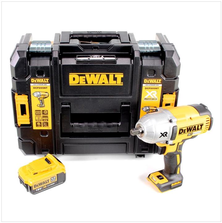 Productafbeelding DeWalt DCF 899 Visseuse à chocs sans fil 1/2" 18V 950Nm + 1x accu 4,0Ah + transportkoffer T (Oplaadbare batterij)