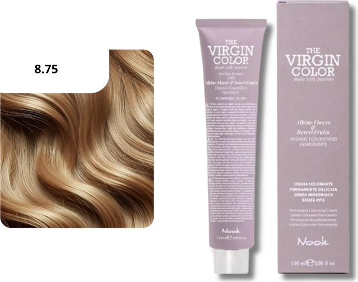 Immagine prodotto Nook Tintura per capelli Virgin Colour (8,75 Biondo chiaro Cioccolato caldo)