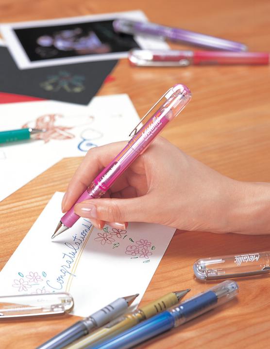 Image du produit Pentel Roller Hybrid Gel Grip (Rouge, 1 x)