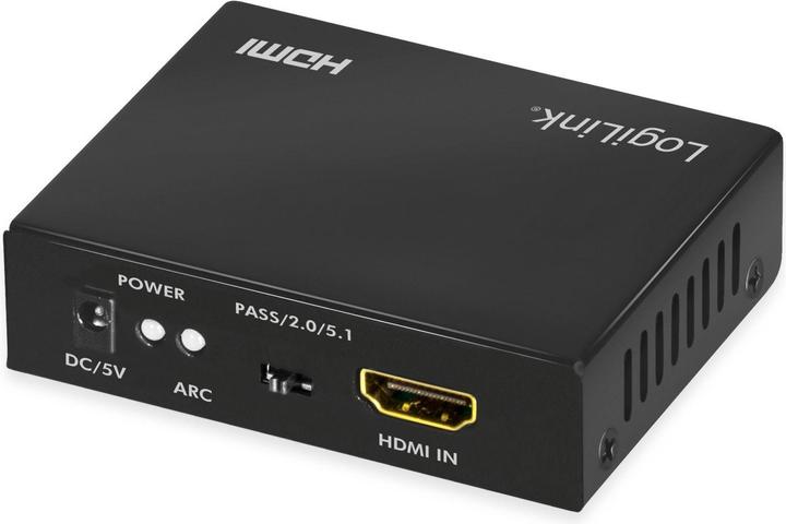 Produktbild LogiLink HDMI-Audio-Extraktor,2CH/5.1CH,SPDIF,/60Hz