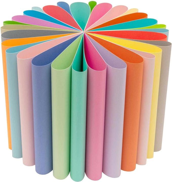 Immagine prodotto Rico Design Carta da costruzione 1 blocco di 30 fogli, colori pastello (180 g/m², 1 x)