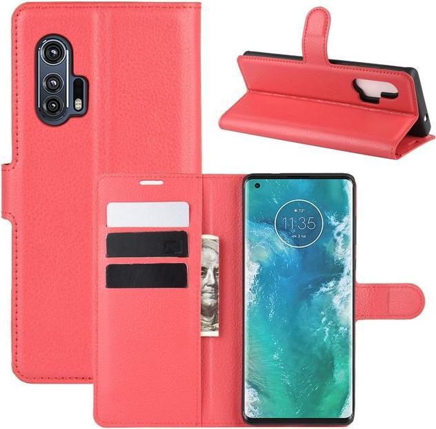 Produktbild MU Classic Litchi Leder Bookcover Series (Motorola Edge+)