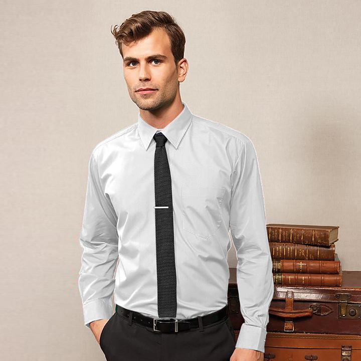 Actual product image Premier Poplin shirt Long-sleeved work shirt (44)