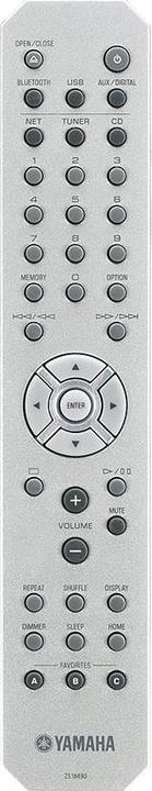 Image du produit Yamaha Mcr-N870dab (Lecteur de CD, WiFi, Bluetooth, Multiroom, Airplay, Spotify Connect, 2x 70 W)