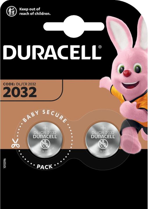 Duracell Lithium Knopfzellen (2 Stk., CR2032, 230 mAh)
