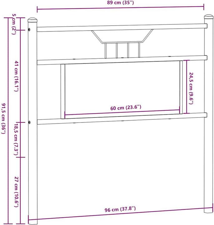 Immagine prodotto VidaXL Alruba (96 x 3 x 91,5 cm)