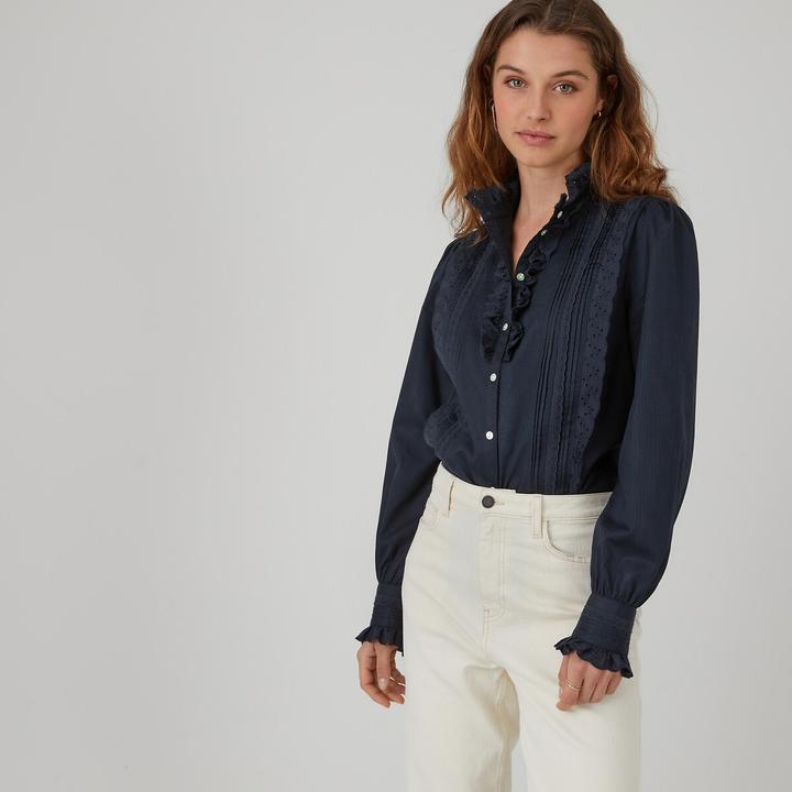 Produktbild La Redoute Collections Viktorianische Rüschenbluse Signature (50)