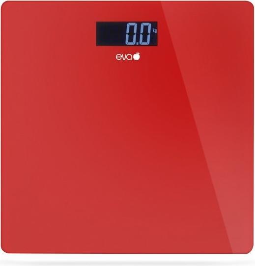 Immagine prodotto Eva- Kochen und Haushalt Bilancia pesapersone Eva in vetro rosso 150kg100g (150 kg)
