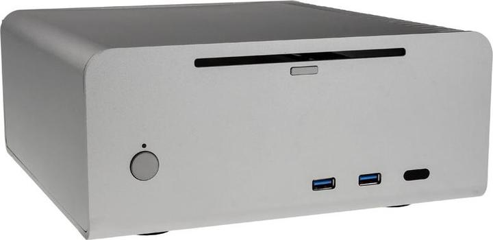 Produktbild Streacom ST-FC8T Alpha Optical Fanless HTPC Aluminiumgehäuse - Titan (Mini-ITX)
