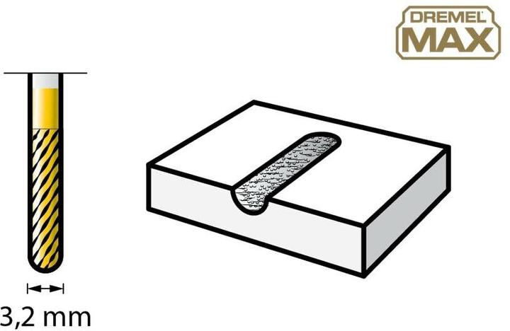 Produktbild Dremel Wolfram-Karbid-Fräser Ø 3,2mm (1 Stück)