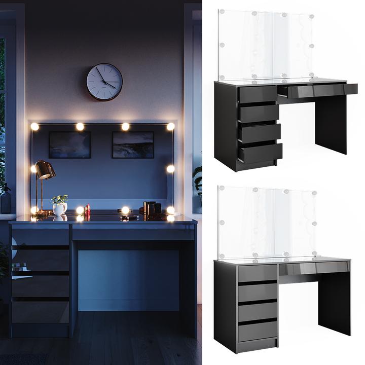 Actual product image Vicco Sherry with lighting (120 x 55 x 75 cm)