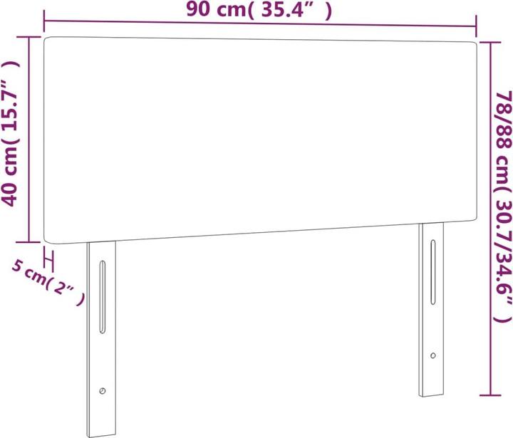 Actual product image VidaXL Conni (100 x 5 x 128 cm)