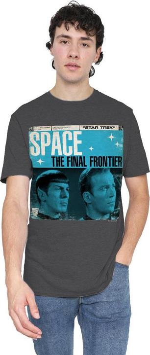 Actual product image Unisex Adult Final Frontier Cover T-Shirt (S)