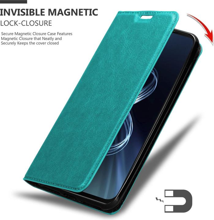 Produktbild Cadorabo Book Invis. Magnet Hülle (Asus Zenfone 8)