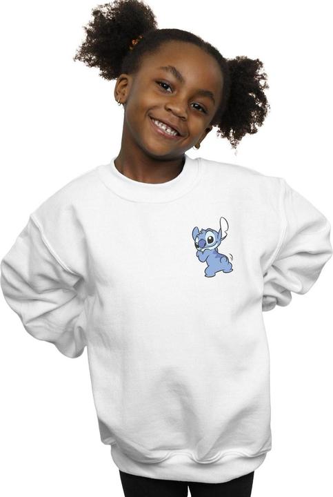 Produktbild Disney Lilo And Stitch Stitch Backside Breast Print Sweatshirt Mädchen (152, 158)