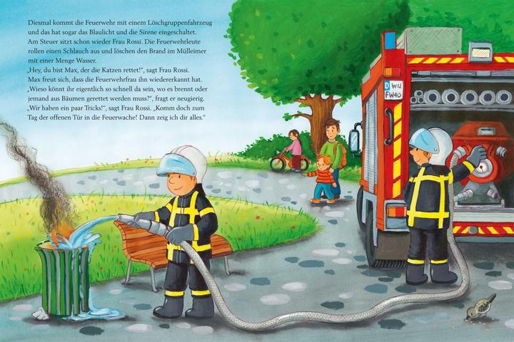 Actual product image Max picture books: We visit the fire brigade, police and building site (German)
