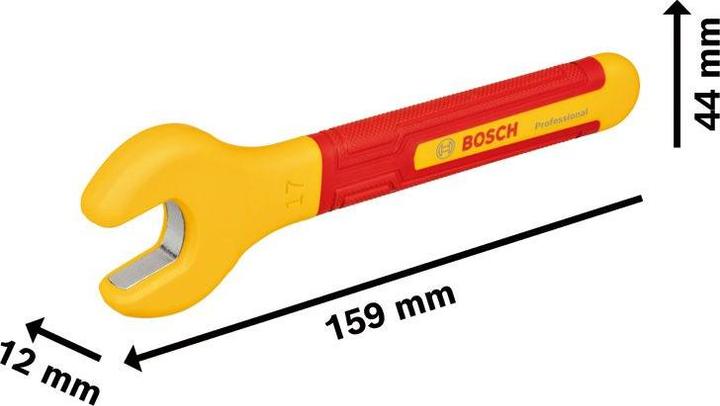 Actual product image Bosch Professional VDE open-end spanner (17 mm)