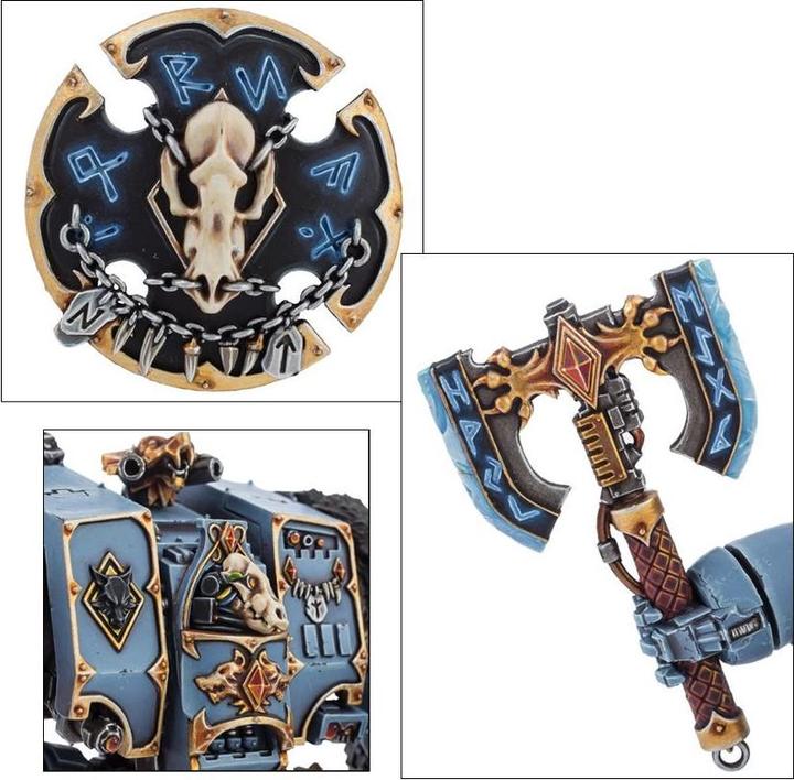 Image du produit Games Workshop Bjorn the Fell-Handed - Vénérable dreadnought des Space Wolves - Murderfang (Matières plastiques)