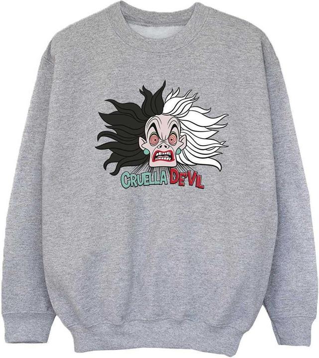 Immagine prodotto Disney 101 Dalmatians Cruella De Vil Crazy Mum Felpa Ragazze (152, 158)