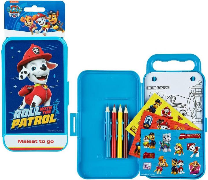 Actual product image Undercover Paw Patrol Colouring Set To Go