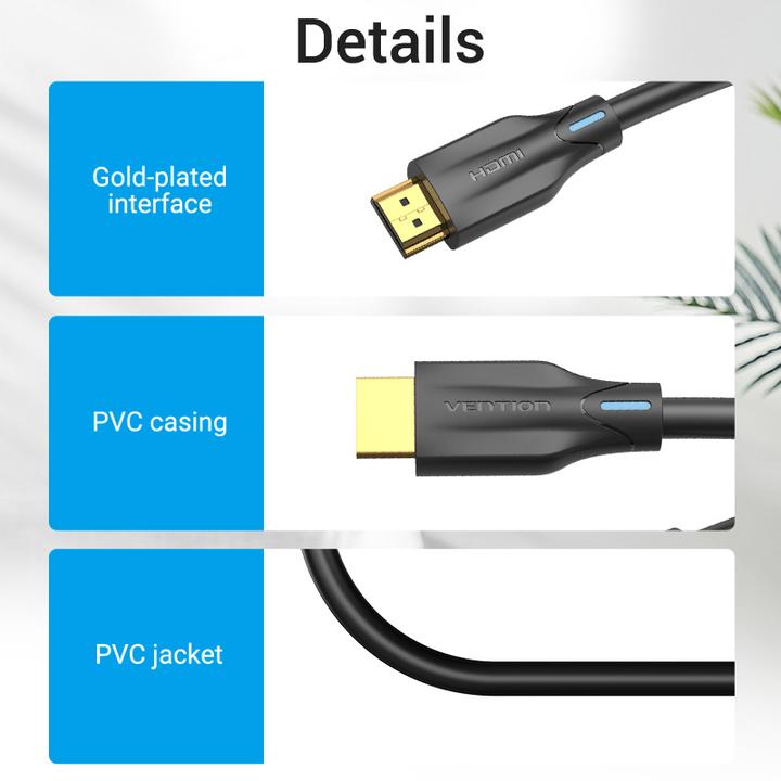 Actual product image Vention HDMI (Type A) - HDMI (Type A) (2 m, HDMI)