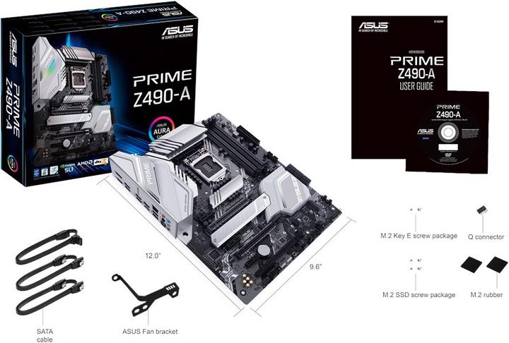 Produktbild ASUS PRIME Z490-A (LGA 1200, Intel Z490, ATX)