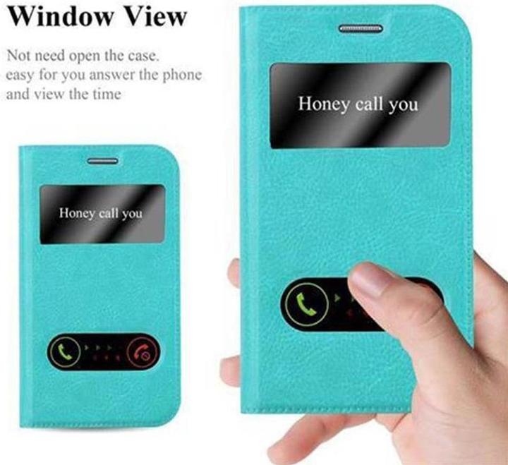 Produktbild Cadorabo Book mit View Doppelfenster Cover (Samsung Galaxy Xcover 3)