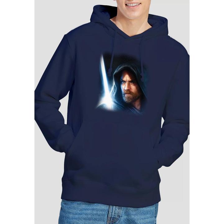 Immagine prodotto Star Wars Felpa con Cappuccio Obi Wan Kenobi Poster Uomo (S)