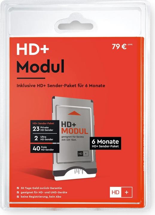 Produktbild HD+ Modul 1.3 inkl. HD Karte 6 Monate (Viaccess, CI Modul, Smartcard)