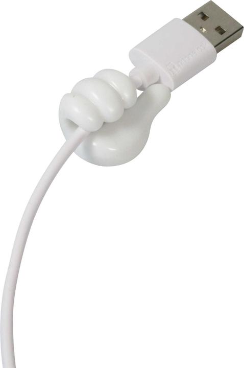 Actual product image PhoneLook Funny silicone cable organiser Thumbs-Up for charging cables, keys etc.