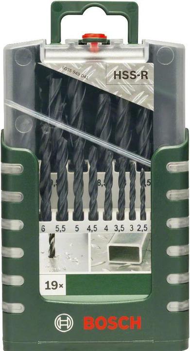 Produktbild Bosch Professional Zubehör Metallbohrer-Set (1 mm, 1.5 mm, 2 mm, 2.5 mm, 3 mm, 3.5 mm, 4 mm, 4.5 mm, 5 mm, 5.5 mm, 6 mm, 6.5 mm, 7 mm, 7.5 mm, 8 mm, 8.5 mm, 9 mm, 9.5 mm, 10 mm)