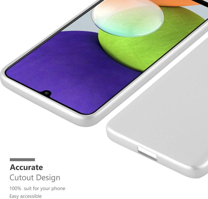 Immagine prodotto Cadorabo Manicotto metallico opaco in TPU (Samsung Galaxy M22, Samsung Galaxy A22, Samsung Galaxy A32)