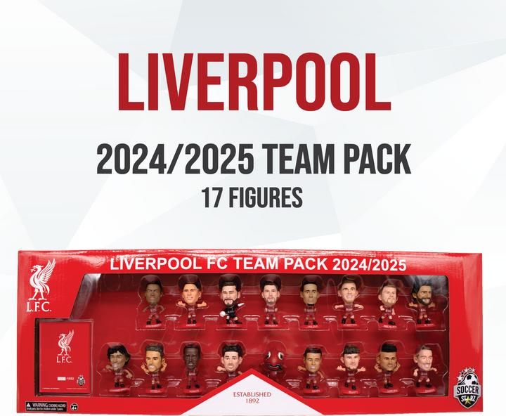 Produktbild Creative Distribution SoccerStarz - Liverpool Team Pack 17 Figur (Version 2024/25)