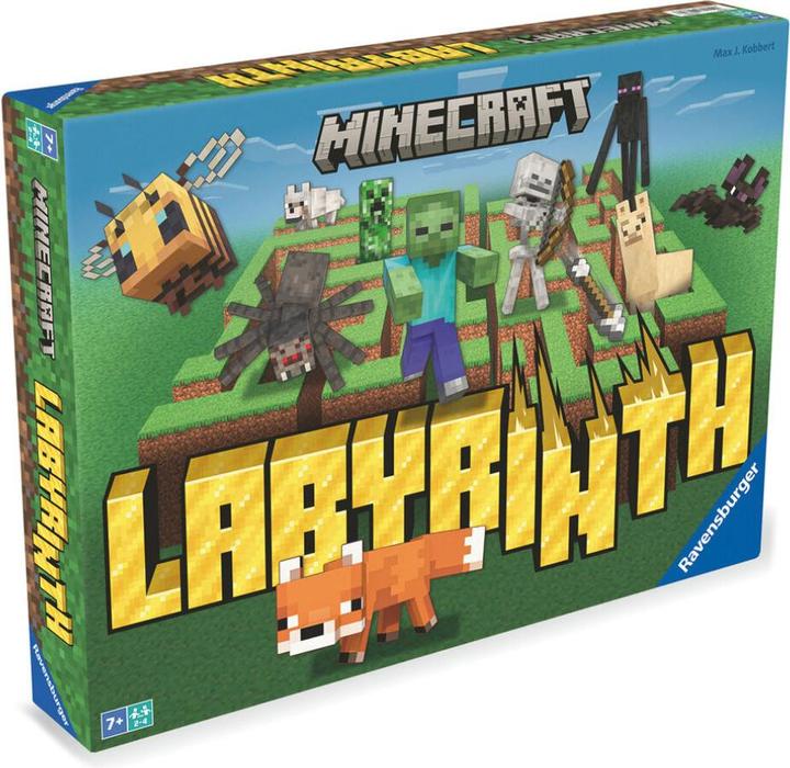 Immagine prodotto Ravensburger 24684 - Labirinto di Minecraft - Il classico gioco per 2-4 giocatori di età superiore ai 7 anni con (Multilingue)