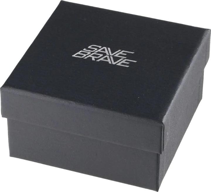 Actual product image Save Brave SBB-LOGAN-BK (21.50 cm, Calfskin, Stainless steel)