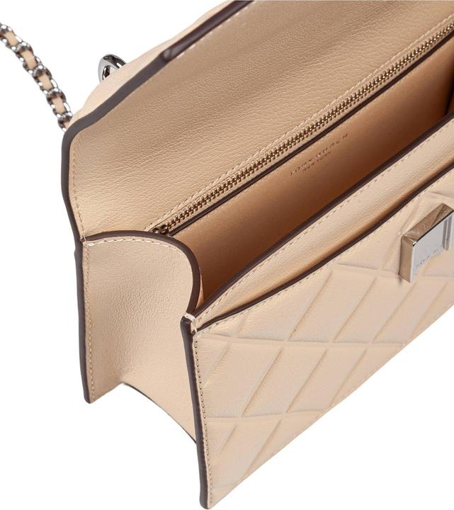 Produktbild Tory Burch fleming small leather crossbody bag color vanilla