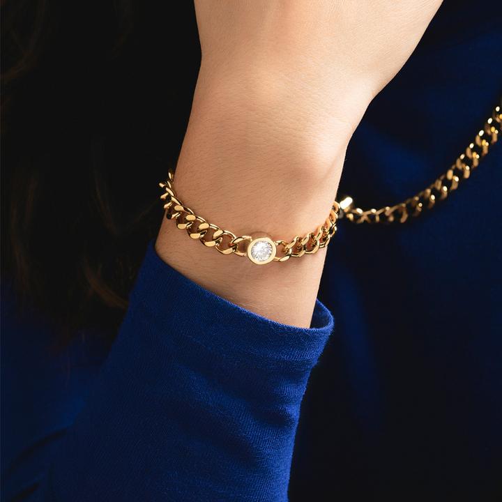 Immagine prodotto Lotus Bracelet (20.50 cm, Acciaio inossidabile)