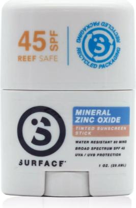Produktbild Surface Zinc Oxide Facestick getönt (Sonnenstick, SPF 45, 15 ml)
