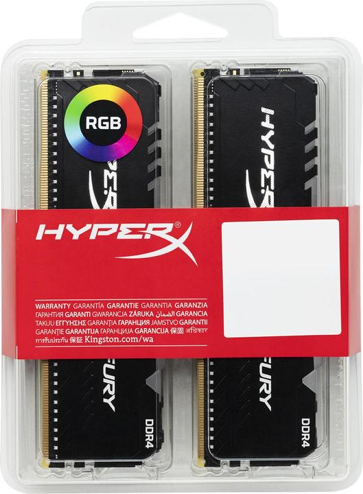 Actual product image HyperX Fury RGB (4 x 16GB, 3200 MHz, DDR4-RAM, DIMM)