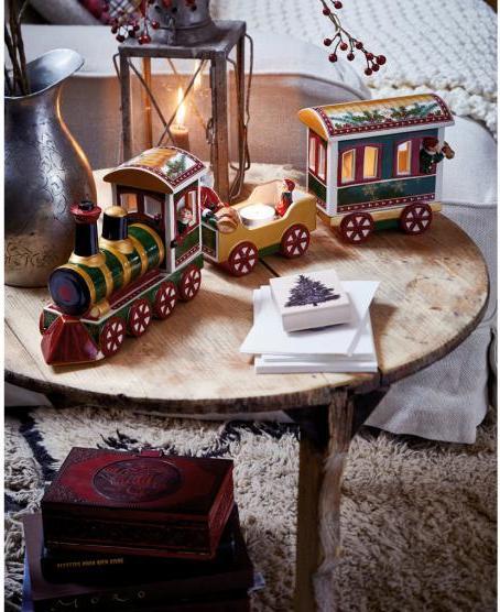 Actual product image Villeroy & Boch Tealight holder CHRISTMAS TOY MEMORY (55 x 9 x 16 cm)