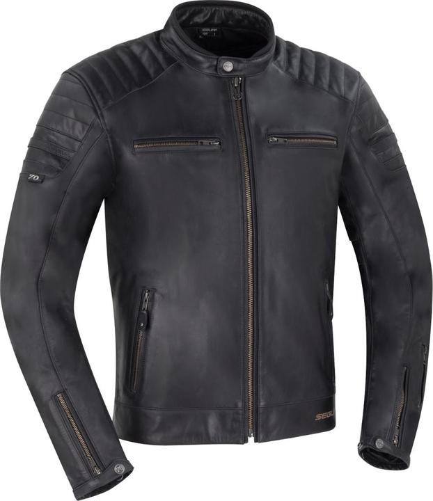 Actual product image Segura STRIPE BLACK EDITION Lederjacke schwarz M (Men, M)