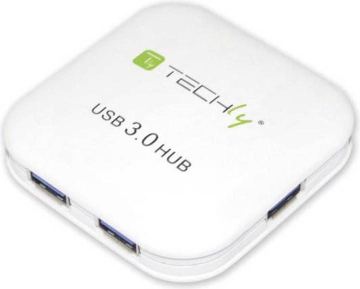 Actual product image Techly IUSB3-HUB4-WH (Micro USB, 4 Ports)