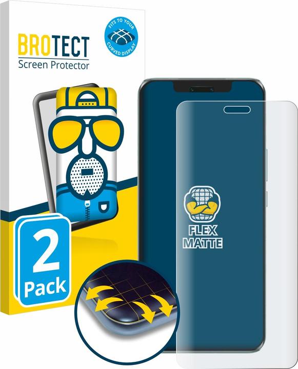 Actual product image BROTECT Matt full-screen display protection (2 Piece, ZTE Nubia Red Magic 6 Pro)